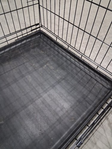 Best Pet Care Crate Metal Foldable Single Door Dog Cage with Removeable Tray - Large - Black (Model: TY-PC360-BLACK) image 7