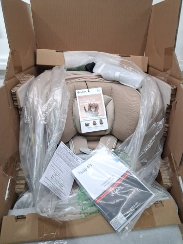 CYBEX GOLD CALLISTO G 360 ROTATING ALL-IN-ONE CONVERTIBLE CAR SEAT WITH SAFETY ASSURE PROTECTION SYSTEM - 120LBS MAX - ALMOND BEIGE (MODEL: 524000601) image 3