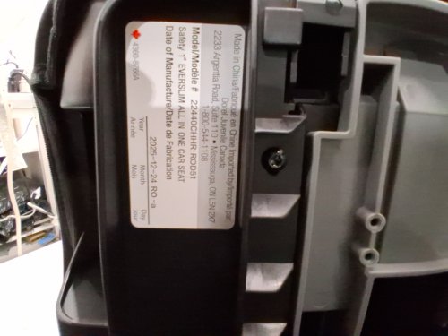 SAFETY 1ST EVERSLIM ALL-IN-ONE CONVERTIBLE CAR SEAT - black (MODEL: 22440CHHR) image 7
