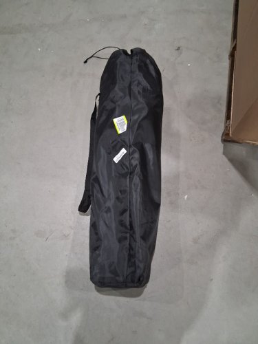 Padded Folding Camping Chair with Cup Holder - BLACK image 2