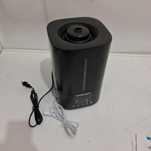 thobeya  Reptile Fogger Humidifier with Dual Hose, Remote Control, Humidity Sensor & Auto Humidity Control - 5l - black (model:  yl-1949) image 5