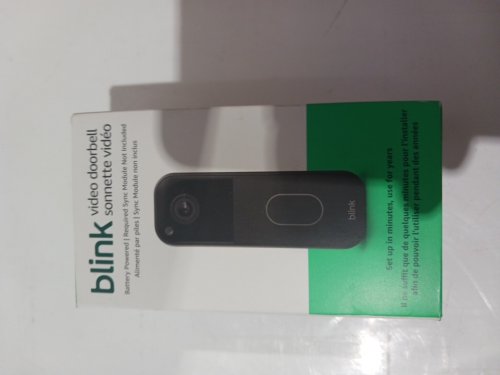 Blink Add-on Video Doorbell - Battery Powered - Sync Module Required - 2K 1440P - Black image 2