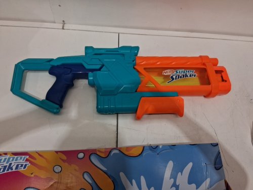 Nerf Super Soaker Mega Dunk Instant Fill Water Gun - 33.9oz - Blue/Orange image 2