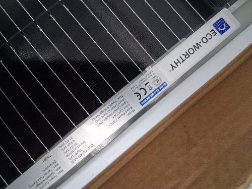 Eco-Worthy Monocrystalline N-Type Solar Panel - 100W - 18V - 23" x 35" (model: eco-sm-bm100w) image 4