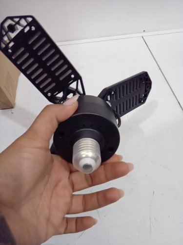 deformable led garage light bulbs - 180w, 1800lm , 6500k - black image 4