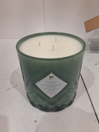 Nature's Mark Scented Candle - 1.58 kg (56 oz.) - MINTLEAF & ALOE (MODEL: 1901764) image 3