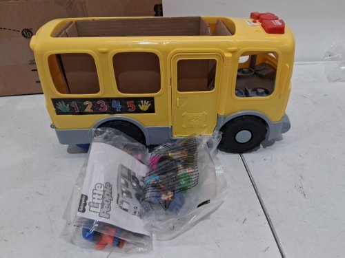 Fisher-Price Little People Big musical Yellow School Bus & Community Heroes Figures - yellow (model: JBD69) image 3