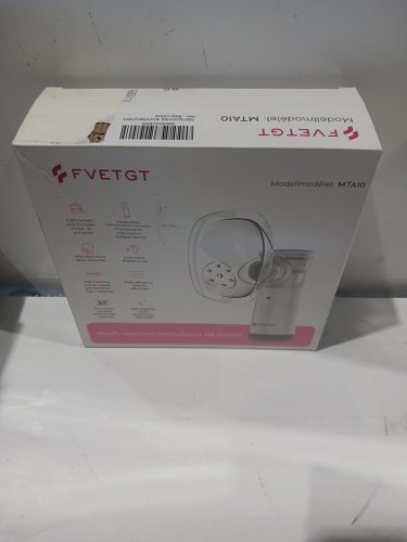 fvetgt Portable Mesh Nebulizer for Adults and Kids - White/clear (Model: MTA10) image 2
