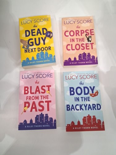 (paperback) A Riley Thorn Novel Series Book 1-4 complete series (the dead guy next door, the corpse in the closet, the blast from the past, the body in the backyard) by lucy score image 2
