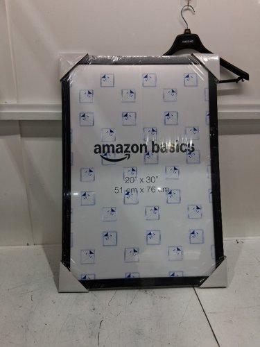 Amazon Basics Wood Poster Rectangular Frame - 20" x 30" - black image 3