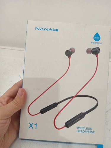 NANAMI WIRELESS HEADPHONES X1 IPX7 WATERPROOF - BLACK image 2