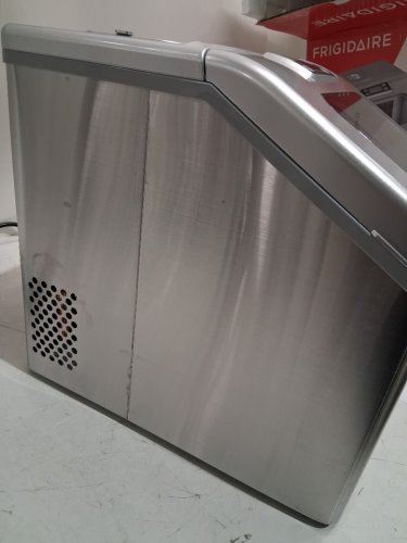 FRIGIDAIRE XL DIGITAL ICE MAKER - MAKES 40LBS/DAY - STAINLESS STEEL (MODEL: EFIC452-SS-CU) image 7