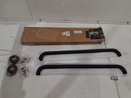 2pk hzxfg metal shower grab bar - 24" - black image 2