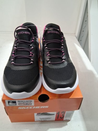 GIRLS SKECHERS SNEAKERS - SIZE 13 - black, PINK /WHITE (STYLE: 2001659) image 2