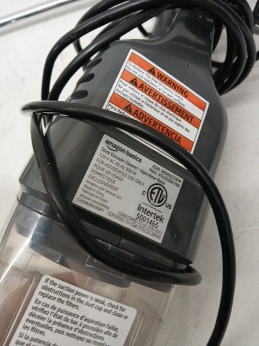 AMAZON BASICS 2 IN 1 CORDED LIGHTWEIGHT STICK VACUUM - GREY - (MODEL:VSC02A861NA) image 3