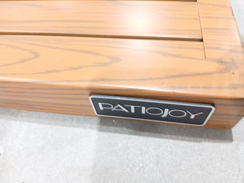 PatioJoy Propane Fire Pit Table - 50,000 BTU - 26" x 57" x 21" - Black/Brown image 13