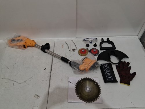 *tool only* Cordless Weed Wacker/grass trimer/weed whacker - fits Dewalt 20V Battery - yellow/black image 3