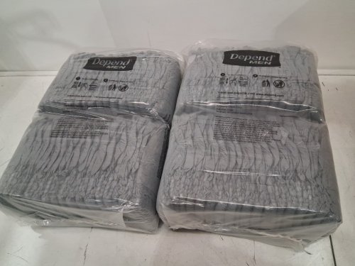 72PK MENS DEPEND FIT-FLEX DISPOSABLE INCONTINENCE UNDERWEAR - MAXIMUM ABSORBENCY - LARGE - GREY (MODEL: 10036000542032) image 3