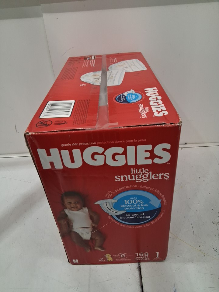 168pk Huggies Little Snugglers disposable Diapers - Size 1 (up to 14lbs) - disney Winnie The Pooh (model: 49797) image 2