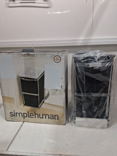 SIMPLEHUMAN UNDER COUNTER PULL OUT TRASH CAN - 30L - Black  (model: CW1124) image 2