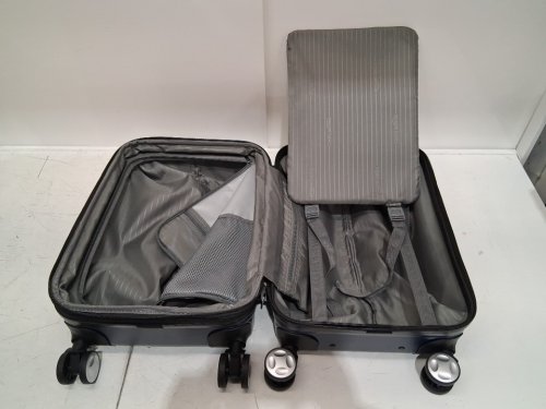 AMAZONBASICS HARDSIDE CARRY ON expandable SPINNER TRAVEL LUGGAGE SUITCASE - 21" - NAVY BLUE image 5