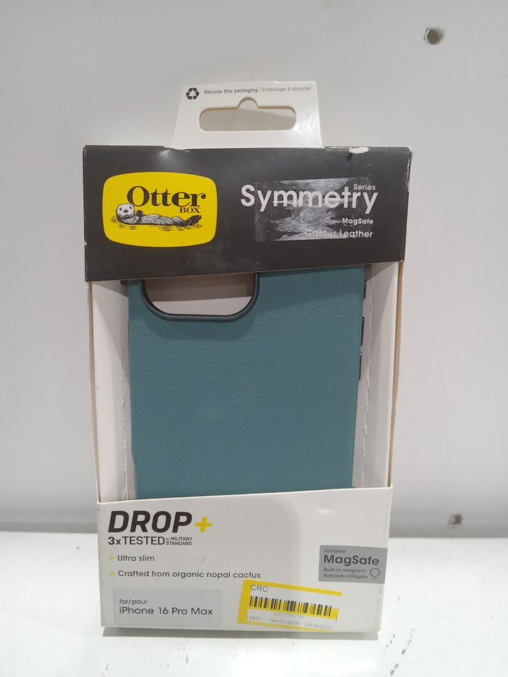 OtterBox Symmetry iPhone 16 PRO MAX for MagSafe - Textured Teal image 2
