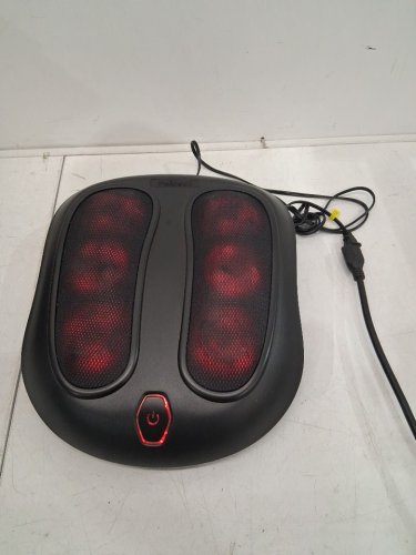 NECKTECK SHIATSU FOOT MASSAGER WITH HEAT - BLACK (MODEL: NK-FM-100-BLK) image 2