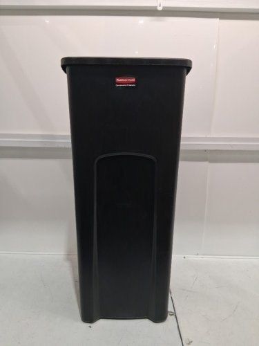 RUBBERMAID COMMERCIAL PRODUCTS WASTE BIN - 23 GAL - BLACK (MODEL: FG356988BLA) image 2