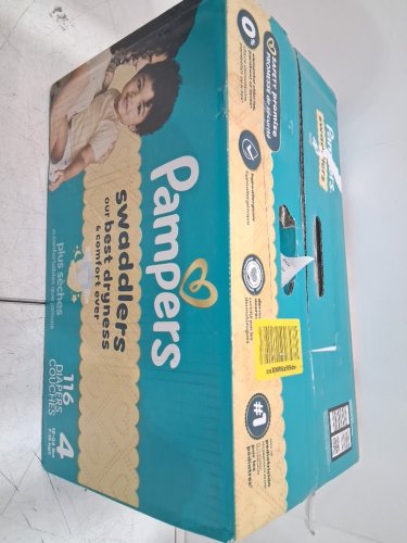 116PK PAMPERS SWADDLERS DISPOSABLE DIAPERS - SIZE 4 (15-34LBS) image 2