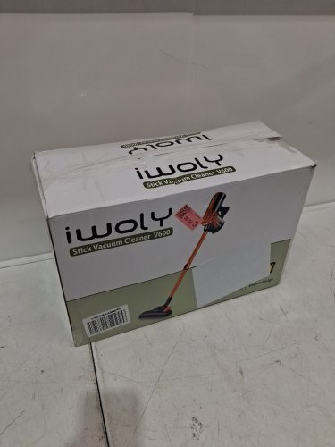 IWOLY 2-IN-1 BAGLESS STICK & HANDHELD CORDED VACUUM CLEANER - ORANGE/BLACK (MODEL: V600) image 2