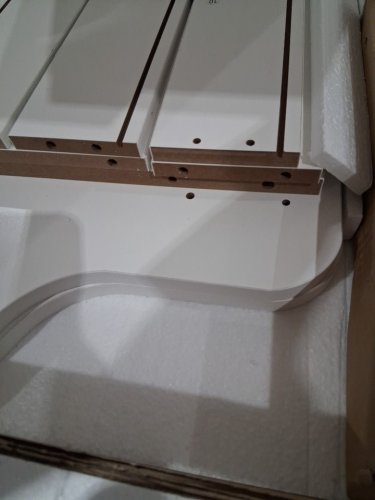 Vanity Desk with Mirror and 3 mode Lights - 53" x 23" - white (model: aszt011) image 6