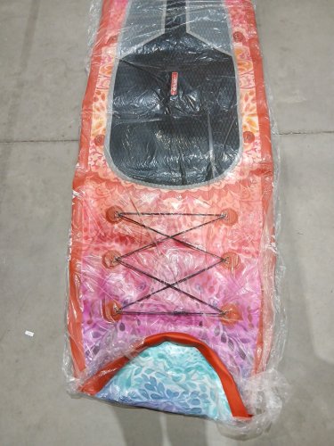 AISUNSS Inflatable Stand Up Paddle Board with Accessories - 10FT 6" x 32" x 6" - red/multicolor image 8