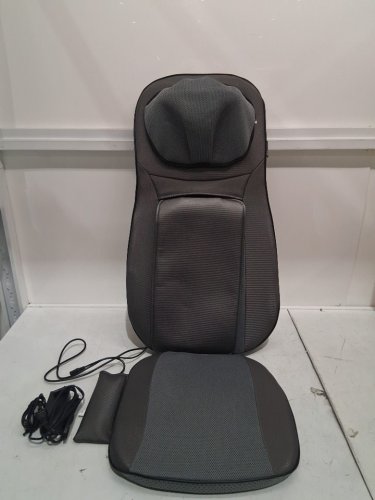 SNAILAX SHIATSU NECK, SHOULDERS & FULL BACK KNEADING SHIATSU/ROLLING MASSAGER WITH HEAT - GREY (MODEL: SL-233) image 3