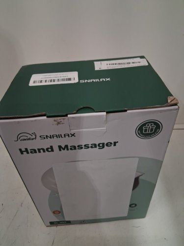 SNAILAX CORDLESS HAND MASSAGER WITH HEAT AND COMPRESSION - RECHARGABLE - 3 LEVELS OF HEAT - 6 INTENSITY LEVELS AND 6 CUSTOMIZABLE MODES - WHITE (MODEL:SL-453) image 3