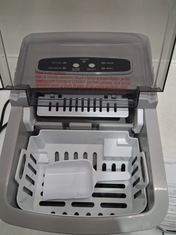 Frigidaire Stainless Steel Countertop Ice Maker with 26 lb/Day bullet ice - Silver (model: EFIC127-SS-SC-EP) image 4