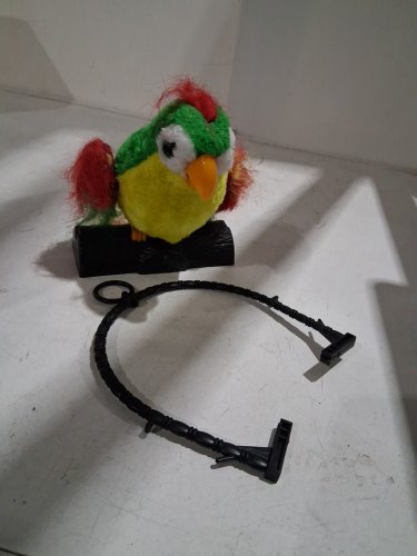 kid's Pixnor Recording talking Parrot Hanging Decoration Toy - 7.68" x 6.50" x 3.94" - Red/yellow (model: 4DPCRFG35D7P) image 3
