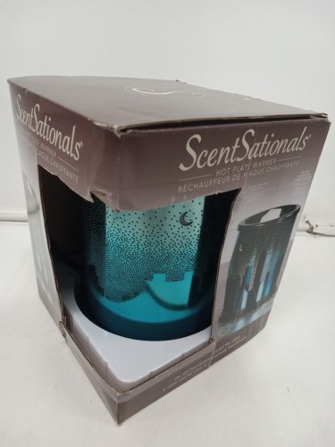 ScentSationals Hot Plate Wax Warmer - City Sky - Blue image 2