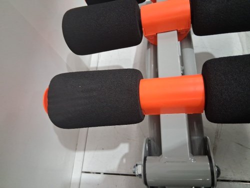 Garvee Adjustable Heavy-Duty Abdominal Ergonomic Decline Bench Trainer with 4-Level Height Adjustment for Core Strength Training  450 lbs Capacity - Orange image 5