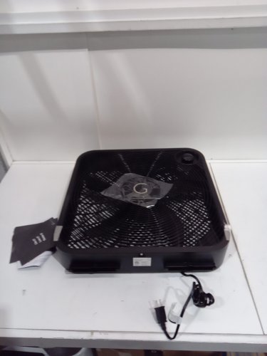 GENESIS BOX FAN 3 SPEED SETTINGS - 20'' - BLACK (MODEL: G20BOX-BLK) image 3