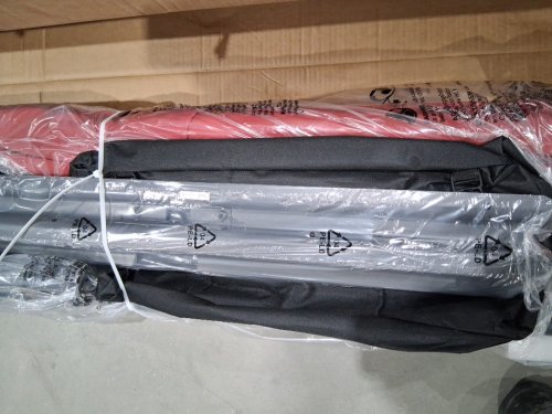 Costway Offset Umbrella with 8 Ribs Cantilever and Cross Base - 10FT - RED (model: NP13209WN) image 4