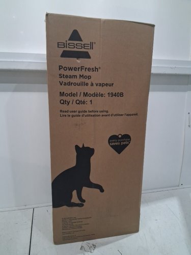 Bissell Powerfresh Steam Mop - White/Blue (MODEL: 1940B) image 2