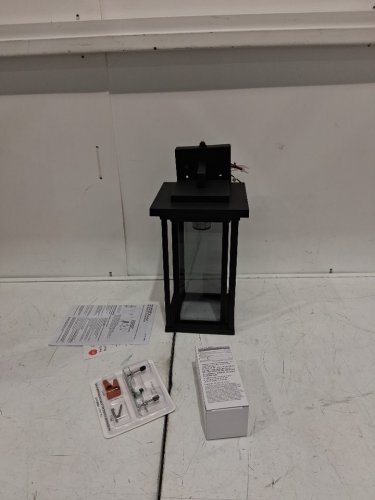 good earth lighting outdoor led wall lantern - 800LM - black (model : 1806310) image 3