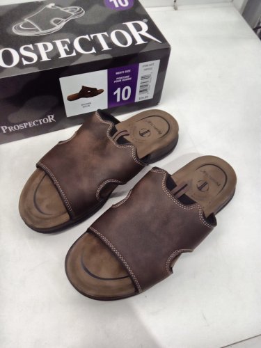men's prospector austin 2.0 slide sandal - size 10 - brown/black (Style : 1982232) image 2