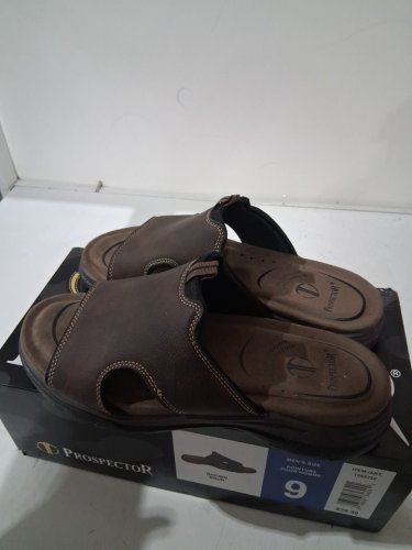 men's prospector austin 2.0 slide sandal - size 9 - brown/black (Style : 1982232) image 2