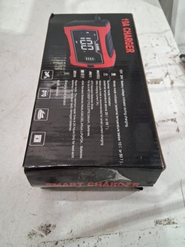 Fully Automatic Smart Car Battery Charger 16-AMP/12V- RED/BLACK (MODEL: 16amp) image 2