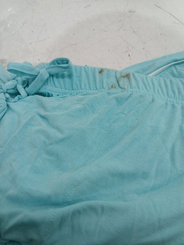 2pk women's room service lounge shorts - large - light blue (style:1995067) image 2