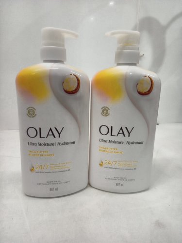 2PK Olay Ultra Moisture Body Wash with Vitamin B3 Complex - shea butter - 887ml  each image 2