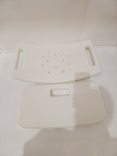 Drive Medical Bariatric Heavy Duty Bathroom Bench with Back - GREY (MODEL: 12021KD-1) image 4