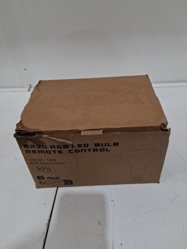 6PK OREIN SMART WIFI RGB LED FLOOD LIGHT BULBS - 65W 650LM 1800-6500K - WHITE - (MODEL: BR30 RGBTW-4PACK) image 2