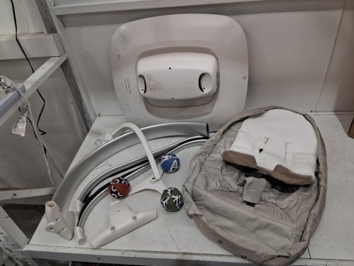 UPPAbaby Mamaroo Smart Swing - 5 motions, 5 speeds, 4 sounds with MotionSync Technology and Bluetooth - 36" - charlie (Model: 2001-MRO-NA-CHR) image 3